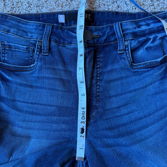 KUT Mia High Rise Fab Ab Toothpick Skinny Distressed Jeans Womens 4 - Picture 6 of 10